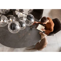 KARE Design Tables À Manger|Table Grande Possibilita Noir 180X120Cm