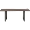 KARE Design Tables À Manger|Table Harmony Fonce Acier Brut 160X80