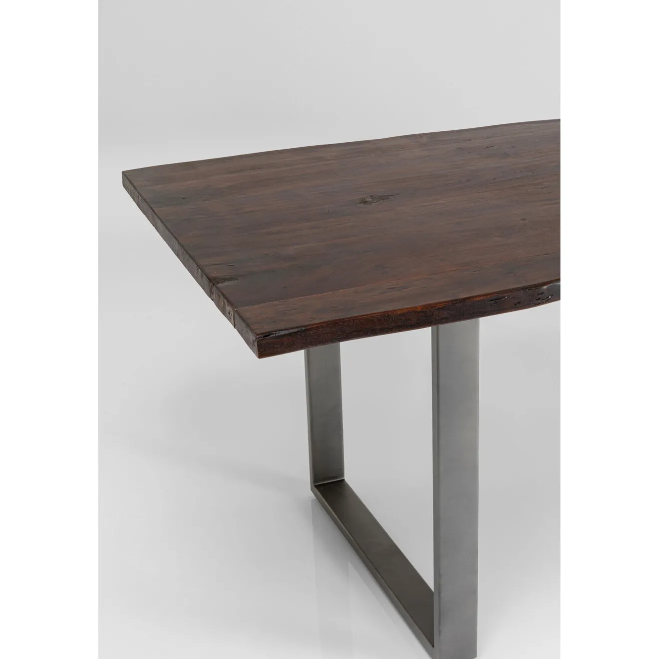 KARE Design Tables À Manger|Table Harmony Fonce Acier Brut 160X80