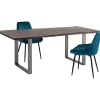 KARE Design Tables À Manger|Table Harmony Fonce Acier Brut 180X90