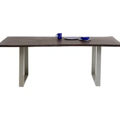 KARE Design Tables À Manger|Table Harmony Fonce Argente 160X80
