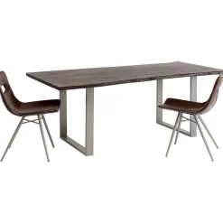 KARE Design Tables À Manger|Table Harmony Fonce Argente 160X80