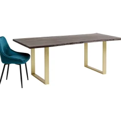KARE Design Tables À Manger|Table Harmony Fonce Laiton 180X90