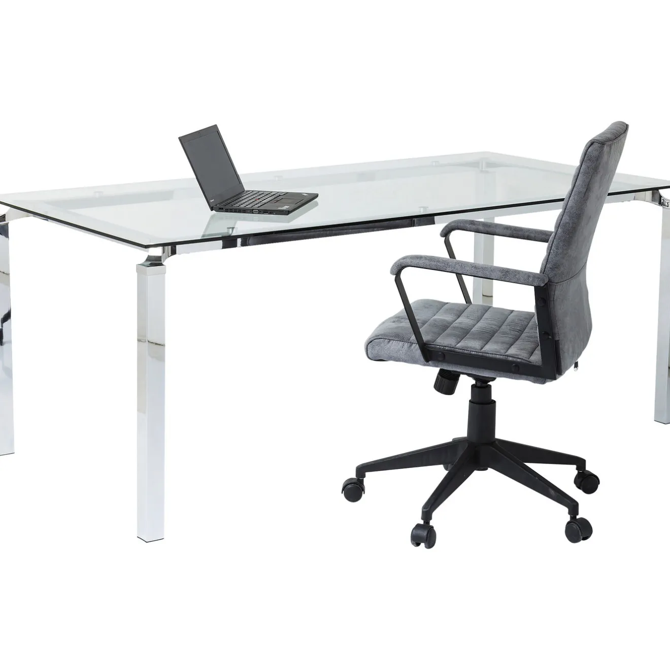 KARE Design Tables À Manger|Table Lorenco Chrome 180X90Cm