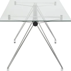 KARE Design Bureaux|Table Officia Verre Trempe 160X80