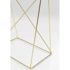 KARE Design Bureaux|Table Polar Laiton-Verre Trempe 8Mm