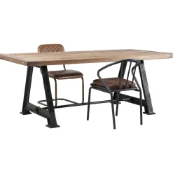 KARE Design Tables À Manger|Table Railway 210X100Cm-Chaque Modele Unique