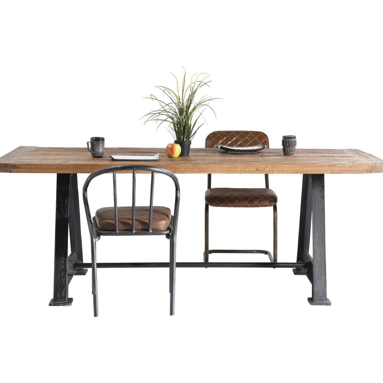 KARE Design Tables À Manger|Table Railway 210X100Cm-Chaque Modele Unique