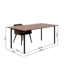KARE Design Tables À Manger|Table Ravello 180X90Cm