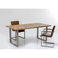 KARE Design Tables À Manger|Table Stars Argente 180X90