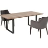 KARE Design Tables À Manger|Table Symphony Acier Brut 180X90