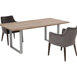 KARE Design Tables À Manger|Table Symphony Acier Brut 200X100