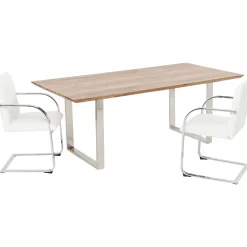 KARE Design Tables À Manger|Table Symphony Chrome 160X80