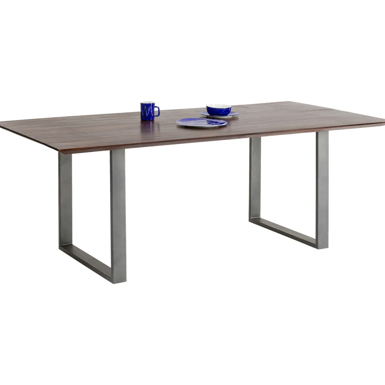 KARE Design Tables À Manger|Table Symphony Fonce Acier Brut 160X80