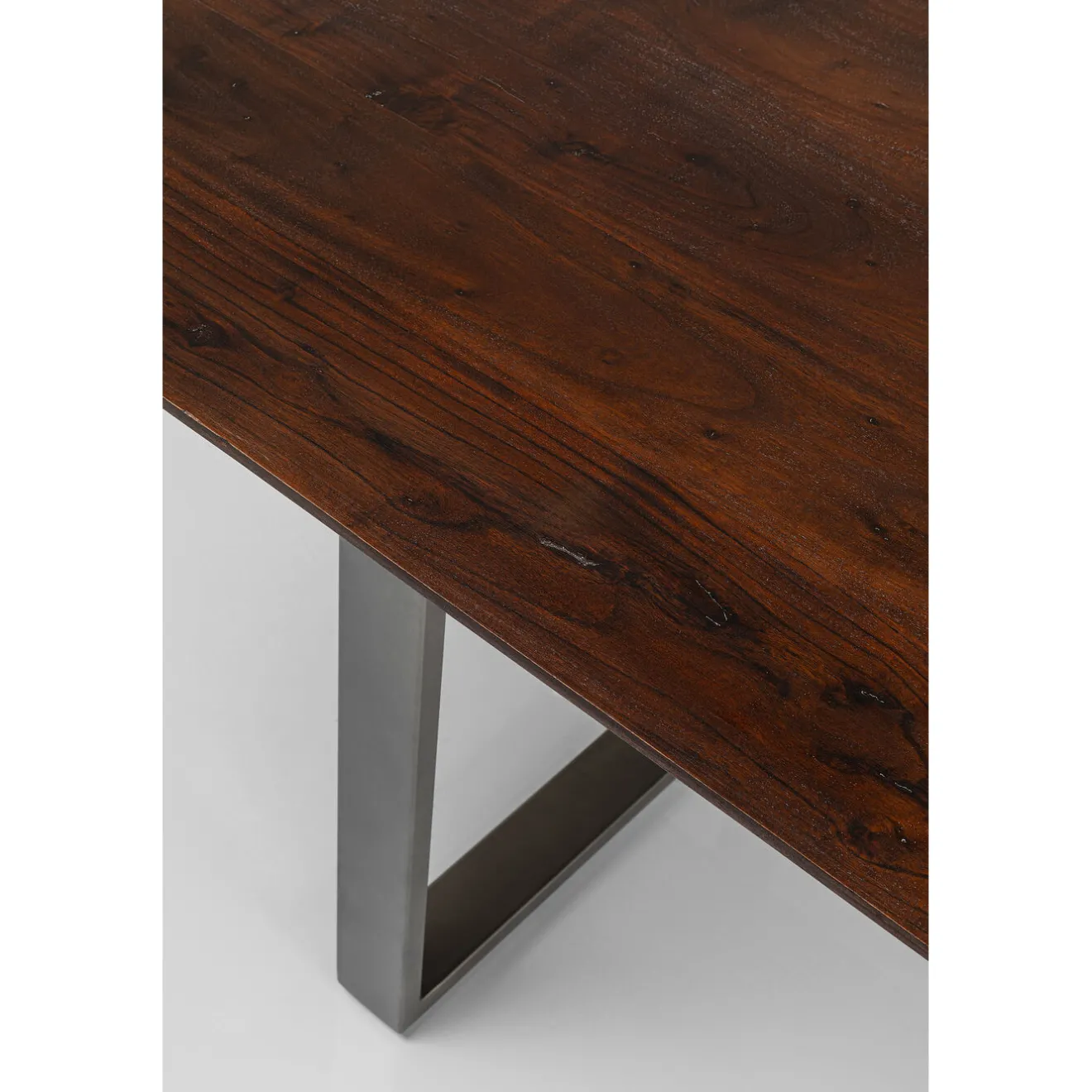 KARE Design Tables À Manger|Table Symphony Fonce Acier Brut 200X100