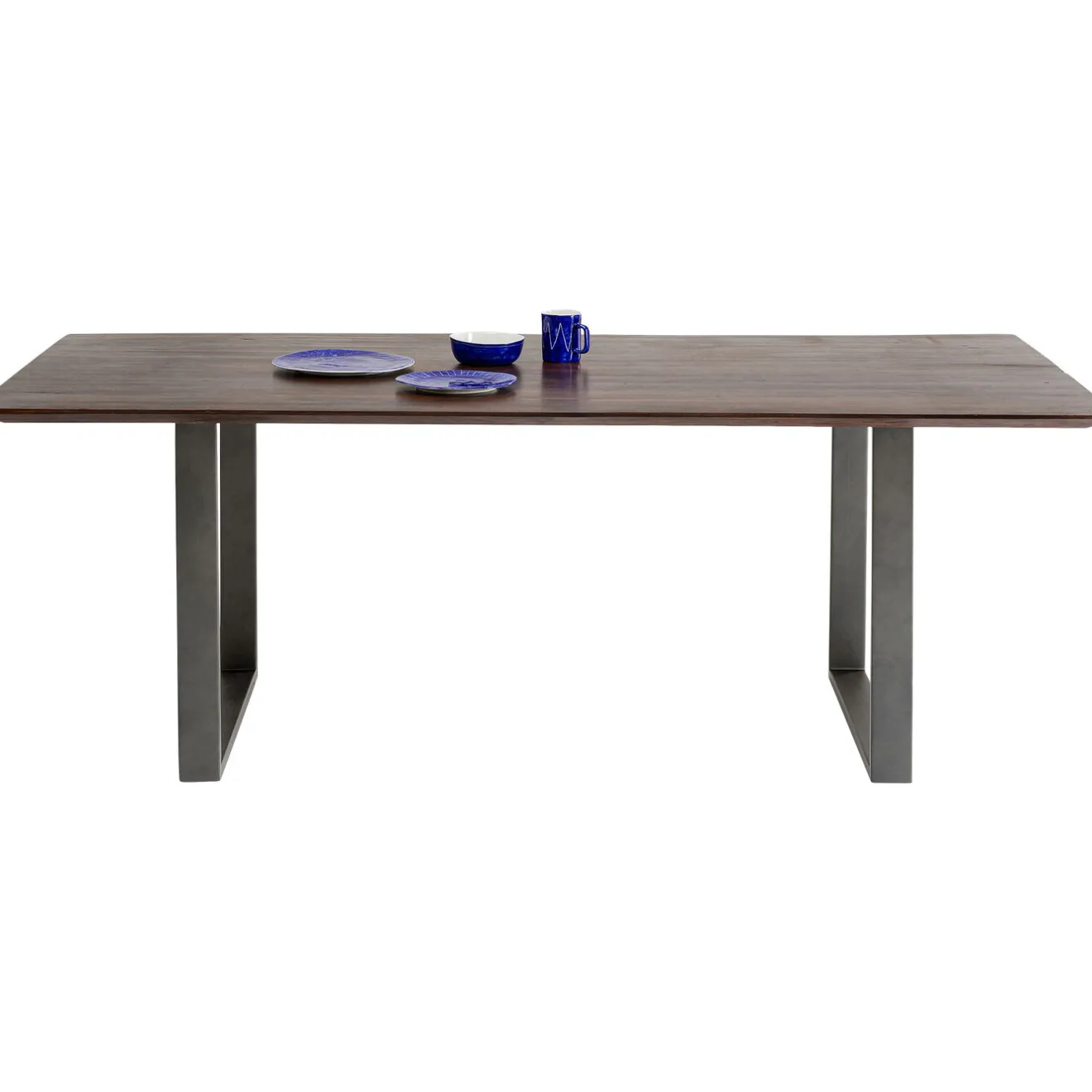 KARE Design Tables À Manger|Table Symphony Fonce Acier Brut 180X90