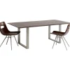 KARE Design Tables À Manger|Table Symphony Fonce Argente 180X90