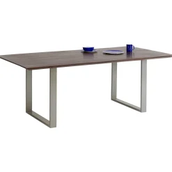 KARE Design Tables À Manger|Table Symphony Fonce Argente 180X90