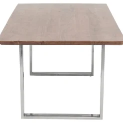 KARE Design Tables À Manger|Table Symphony Fonce Chrome 200X100