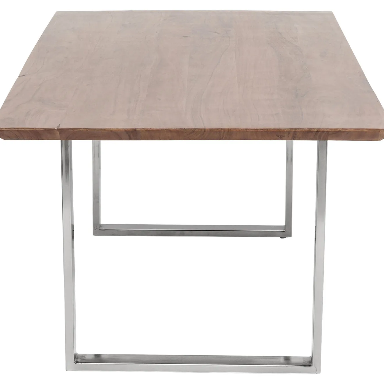 KARE Design Tables À Manger|Table Symphony Fonce Chrome 200X100