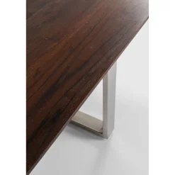 KARE Design Tables À Manger|Table Symphony Fonce Chrome 200X100