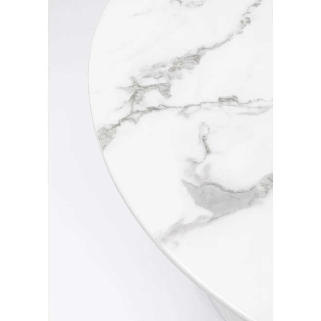 KARE Design Tables À Manger|Table Veneto Marbre Blanc O110Cm