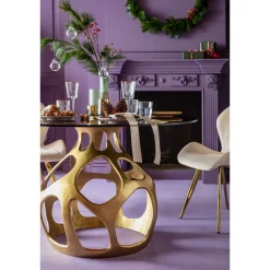 KARE Design Tables À Manger|Table Volcano Dore O120Cm