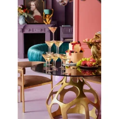 KARE Design Tables À Manger|Table Volcano Dore O120Cm