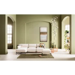 KARE Design Tableaux Sur Toile|Tableau Acrylique Abstract Fields 100X200Cm