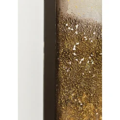 KARE Design Tableaux Sur Toile|Tableau Acrylique Abstract Fields 100X200Cm