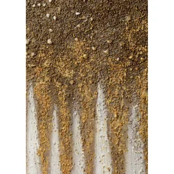 KARE Design Tableaux Sur Toile|Tableau Acrylique Abstract Fields 100X200Cm