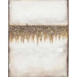 KARE Design Tableaux Sur Toile|Tableau Acrylique Abstract Fields 90X120Cm