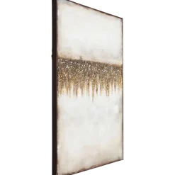 KARE Design Tableaux Sur Toile|Tableau Acrylique Abstract Fields 90X120Cm