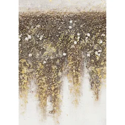 KARE Design Tableaux Sur Toile|Tableau Acrylique Abstract Fields 90X120Cm
