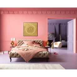 KARE Design Tableaux D'Objets|Tableau Décoratif Art Geometric Circle Dore 120X12