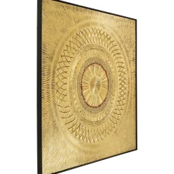 KARE Design Tableaux D'Objets|Tableau Décoratif Art Geometric Circle Dore 120X12