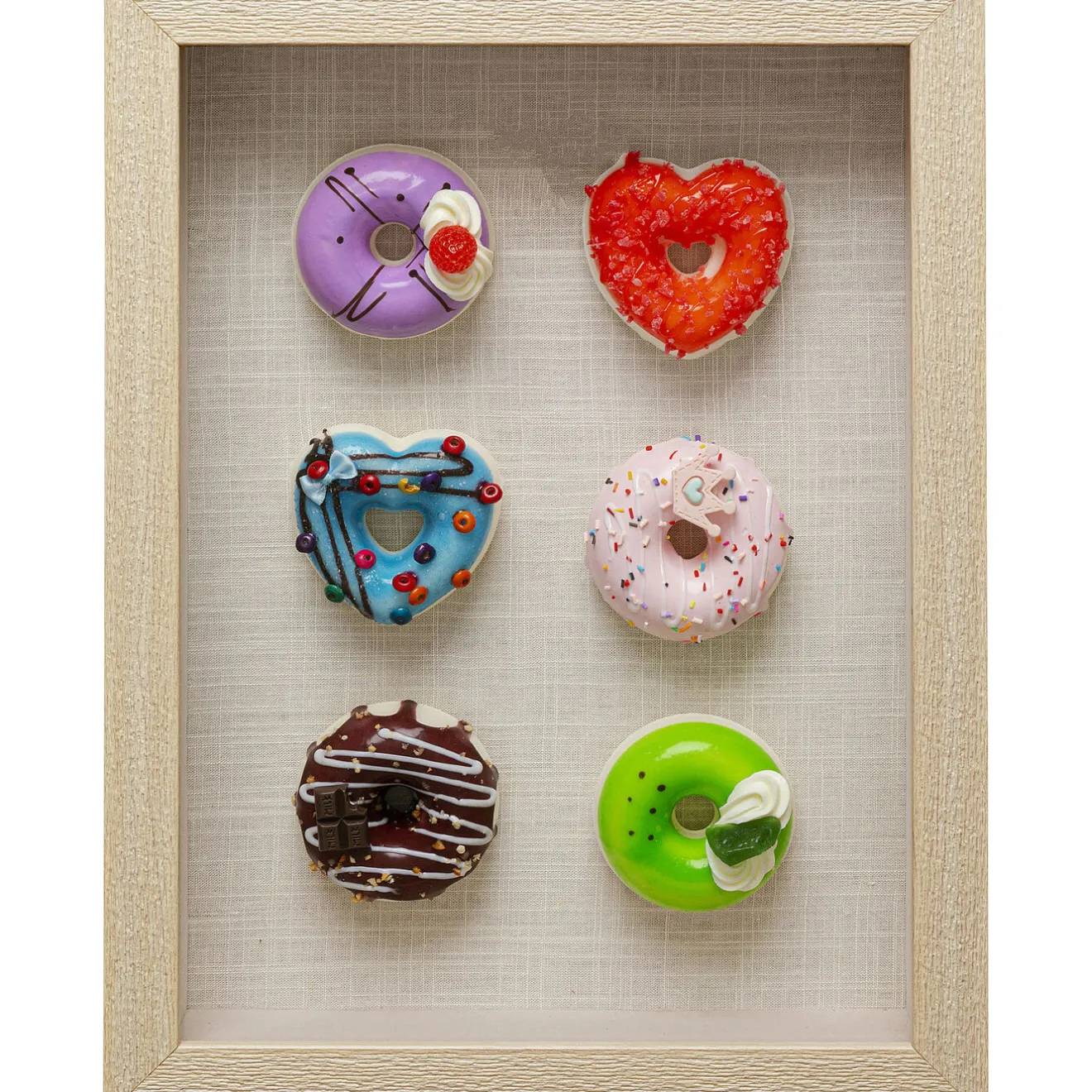 KARE Design Tableaux D'Objets|Tableau Décoratif Donuts 30X40Cm