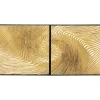 KARE Design Tableaux D'Objets|Tableau Décoratif Wave Dore (2/Set)
