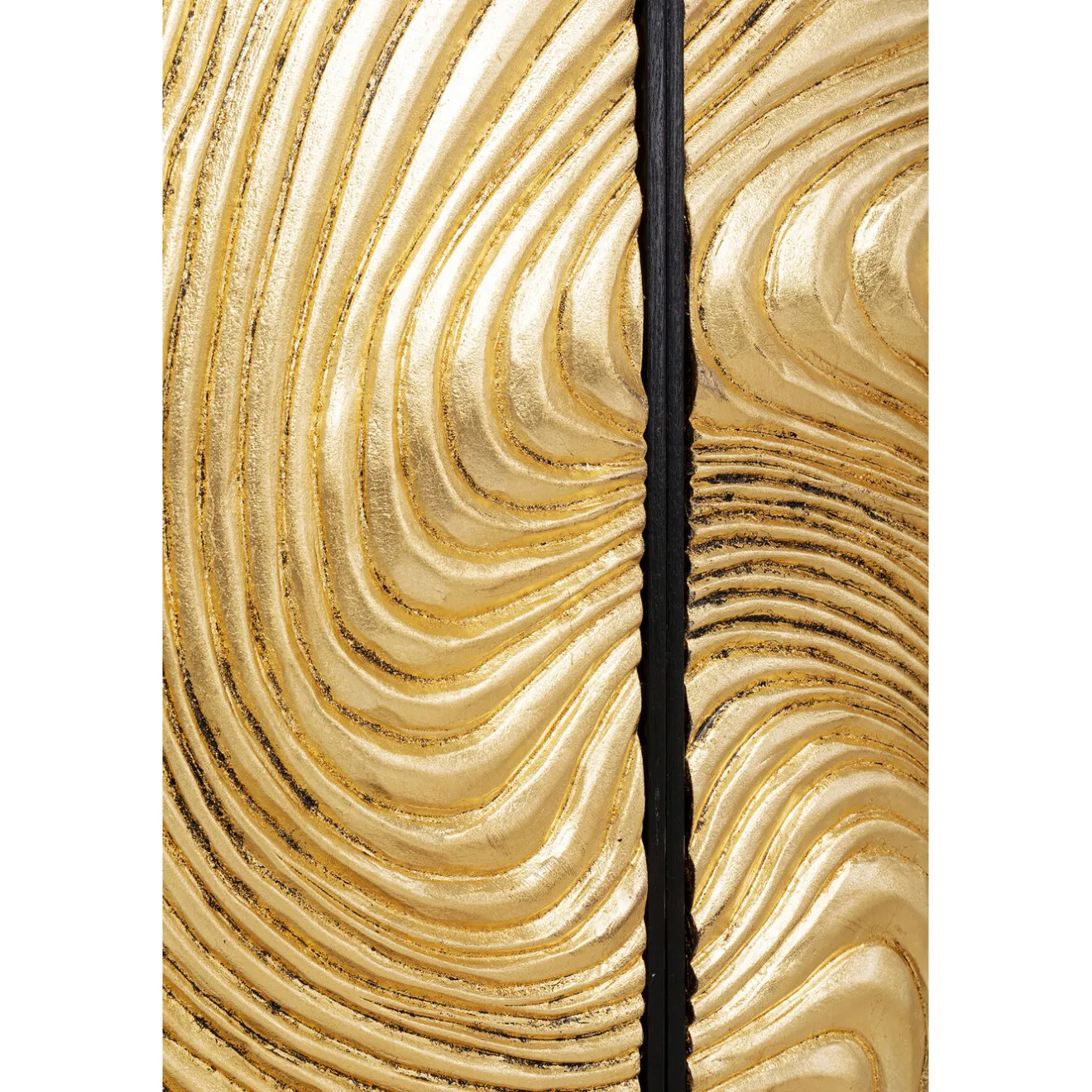 KARE Design Tableaux D'Objets|Tableau Décoratif Wave Dore (2/Set)
