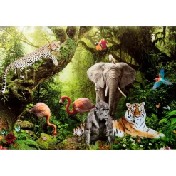 KARE Design Tableaux En Verre|Tableau En Verre Animal Paradise 150X100Cm