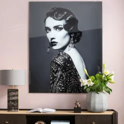 KARE Design Tableaux En Verre|Tableau En Verre Beauty Lady 120X150Cm