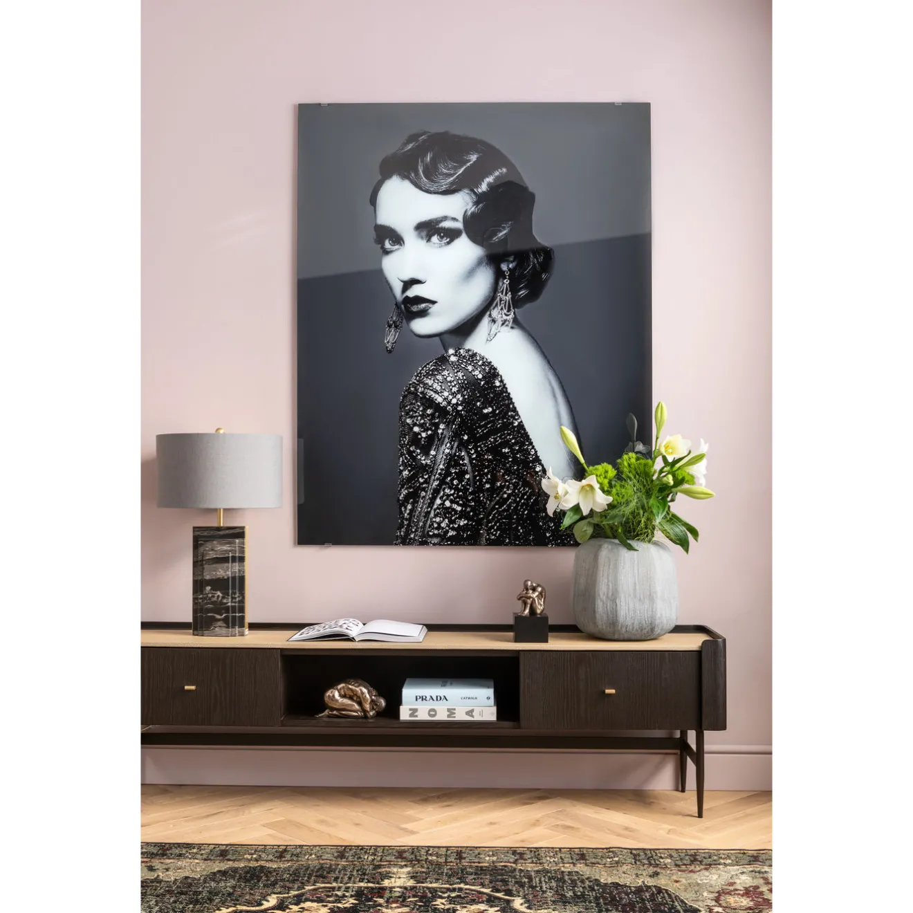 KARE Design Tableaux En Verre|Tableau En Verre Beauty Lady 120X150Cm