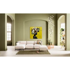 KARE Design Tableaux En Verre|Tableau En Verre Bouquet Beauty Yellow 100X100Cm