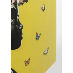 KARE Design Tableaux En Verre|Tableau En Verre Bouquet Beauty Yellow 100X100Cm