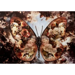 KARE Design Tableaux En Verre|Tableau En Verre Butterfly 150X100Cm