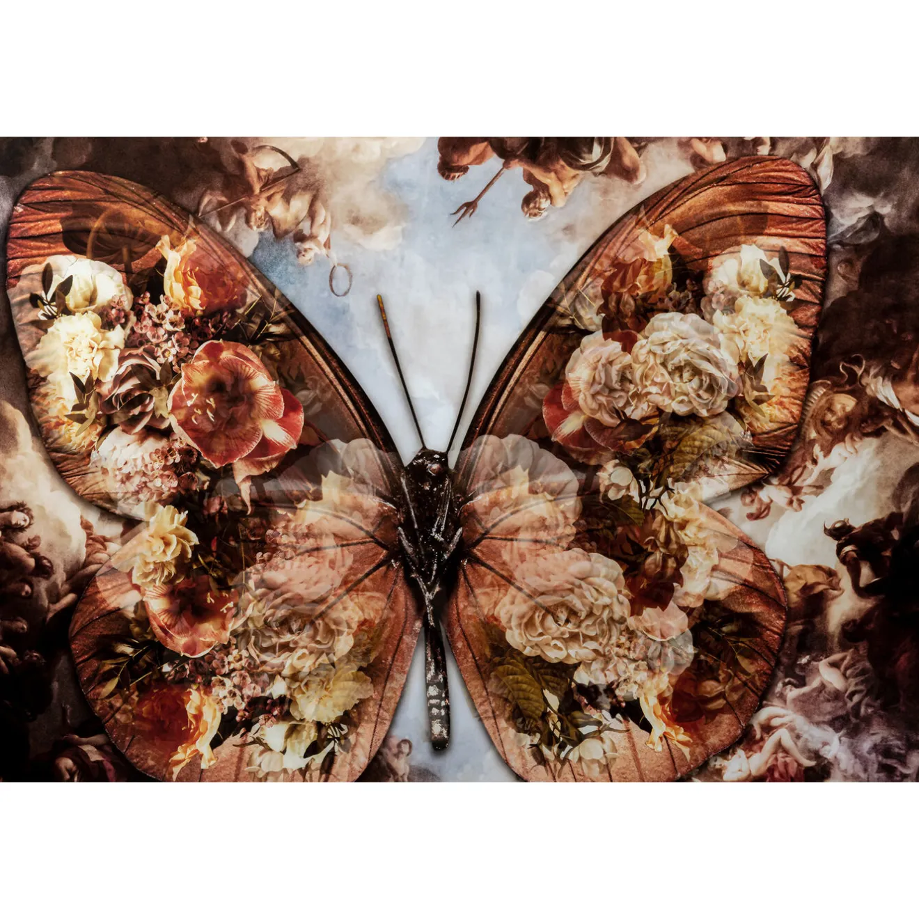 KARE Design Tableaux En Verre|Tableau En Verre Butterfly 150X100Cm