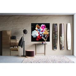 KARE Design Tableaux En Verre|Tableau En Verre Colorful Swarm Fish 120X120Cm