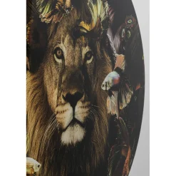 KARE Design Tableaux En Verre|Tableau En Verre Curious Lion O100Cm