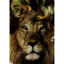 KARE Design Tableaux En Verre|Tableau En Verre Curious Lion O100Cm