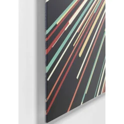 KARE Design Tableaux En Verre|Tableau En Verre 3D Light Speed 100X100Cm